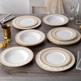 Elevate Your Dining Experience with the Noritake Trefolio Gold 12-Piece Dinnerware Set - Buy Yours Today! – Noritake