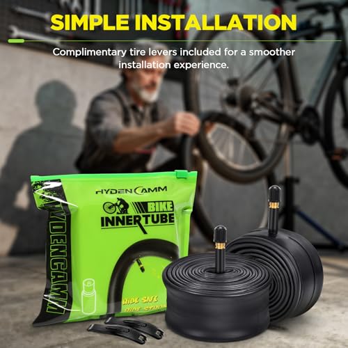 Hydencamm 2 Pack 16x1.95 Bike Tire Tube Fit 1.75/1.95/2.125, 35mm AV by Hydencamm - Used condition - Image 7