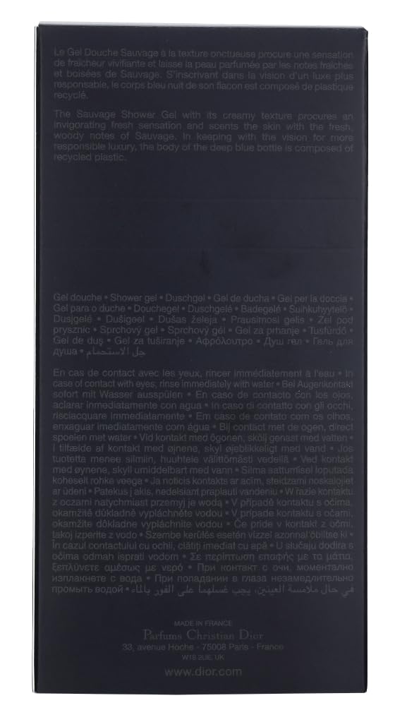 DIOR, Sauvage Shower Gel 200 ml.