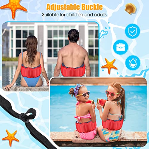Inflatable Swim Belt Pool Flotation Belt Portable Waist Floatation Belt For Adults Adjustable Floating Belt Swimming Training Aid Waist Belt With Buckle And Rope For Swimming Beginner(1 Piece) #TOP4