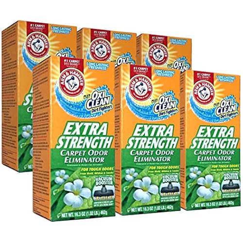 Arm & Hammer 4SGM New 361970Extra Strengh 16.3Z Carpet Odor Eliminator (6-Pack) Laundry Detergent Cheap Wholesale Discount Bulk Cleaning Firesale