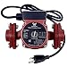 AB WiseWater 18 GPM Circulation/Recirculating Pump with 1-Inch FNPT Internal Threaded Flanges, Up to 19.7 Feet Head Range -3 Speed Switchable for Hydronic Radiant Heating, Plumbing and Floor Heating