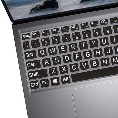 Protector de teclado para laptops Dell compatibles 15.6" silicona miniatura 3