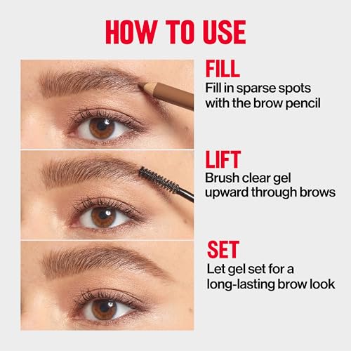 Revlon ColorStay Brow Fantasy Pencil & Gel, 002 Soft Brown - image 7