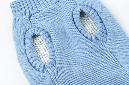 Unicorn Pet Clothes Sweater Jumpsuit Pjs Apparel, Blue Medium M Size #TOP4