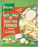 Knorr Pasta Sauce Quattro Formaggi leckere Nudelsauce mit 4 Sorten Käse 250 ml (Packung mit 5)
