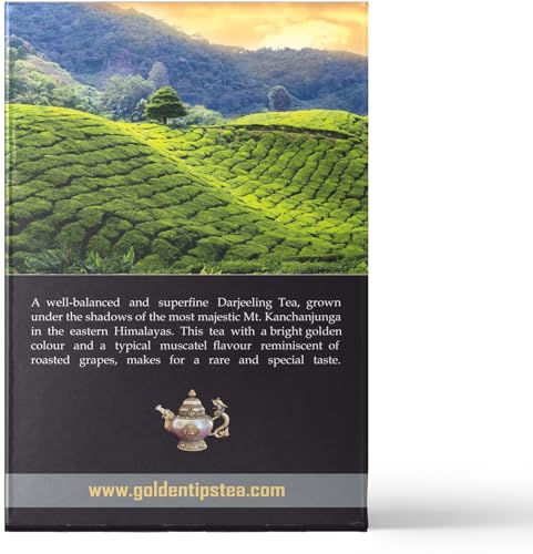 Image of Golden Tips Summer Exotica Second Flush Darjeeling Black Tea (3.53oz - 100 gm - 50 Cups)