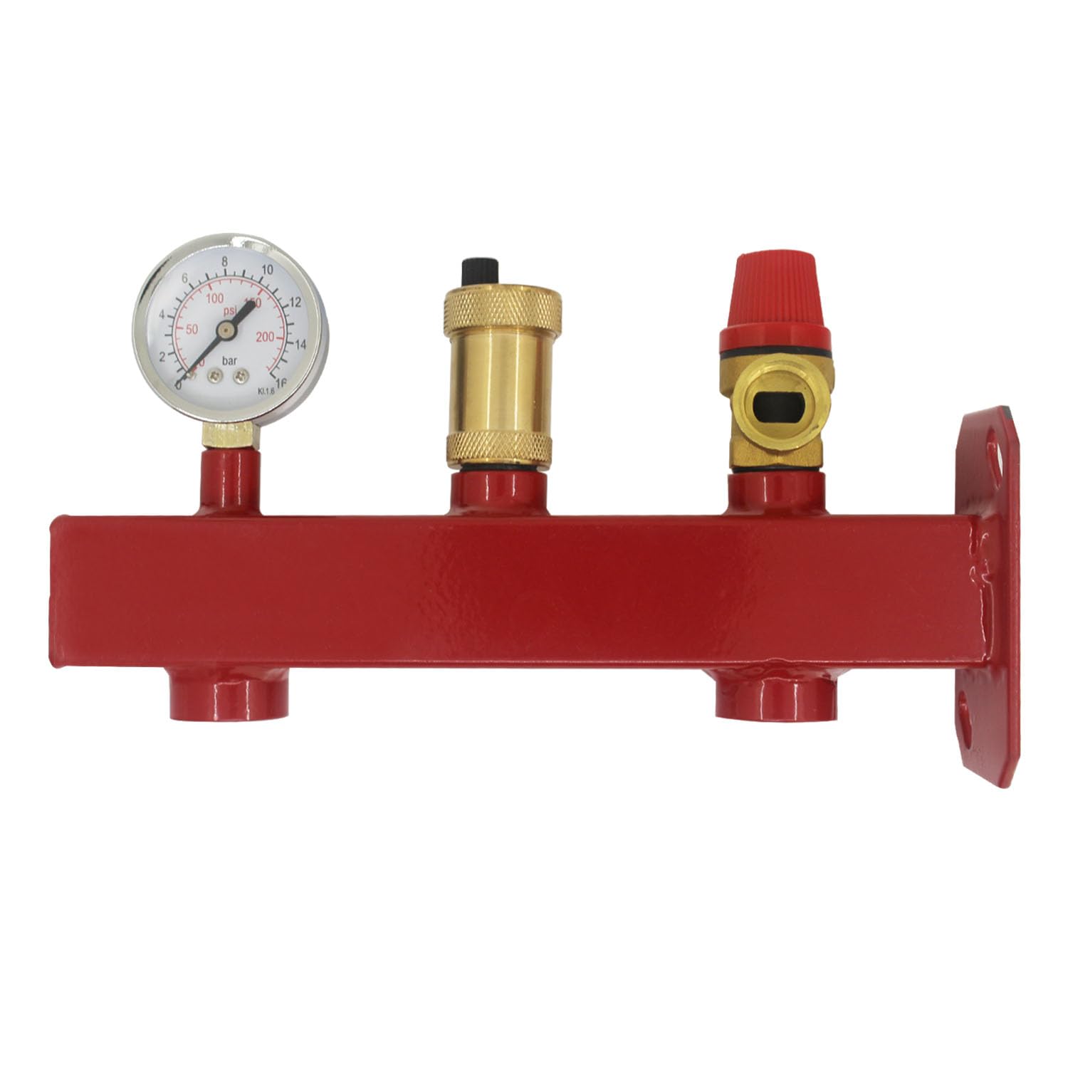 Support mural pour vase d'expansion sanitaire et chauffage fixation pour ballon d'eau chaude et pression kit complet universel potence en acier carbone pour vase d'expansion (kit de support)