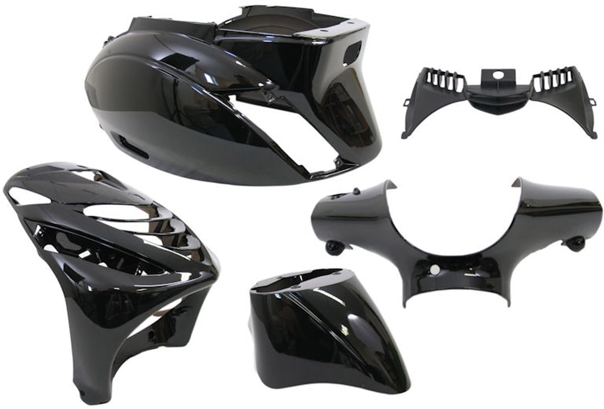 Kit de revêtement Piaggio Zip 2 SP LC 5 pièces Noir métallique