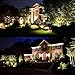 Youngine Pack of 2, 12V Low Voltage LED Landscape Lights Waterproof Outdoor Walls Trees Flags Spotlights 5W COB Garden Yard Path Lawn Light with Spike Stand (Warm),NO Plug