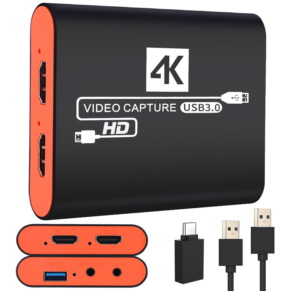Amazon.co.jp: HDMIキャプチャーカード 1080P 60FPS USB 3.0 - ビデオ