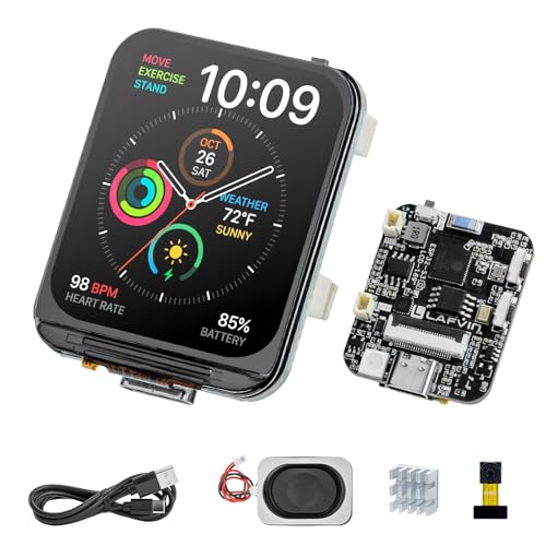 ESP32-S3 Kit développement vocal AI Vision LAFVIN avec micro et mini écran pour projet IoT