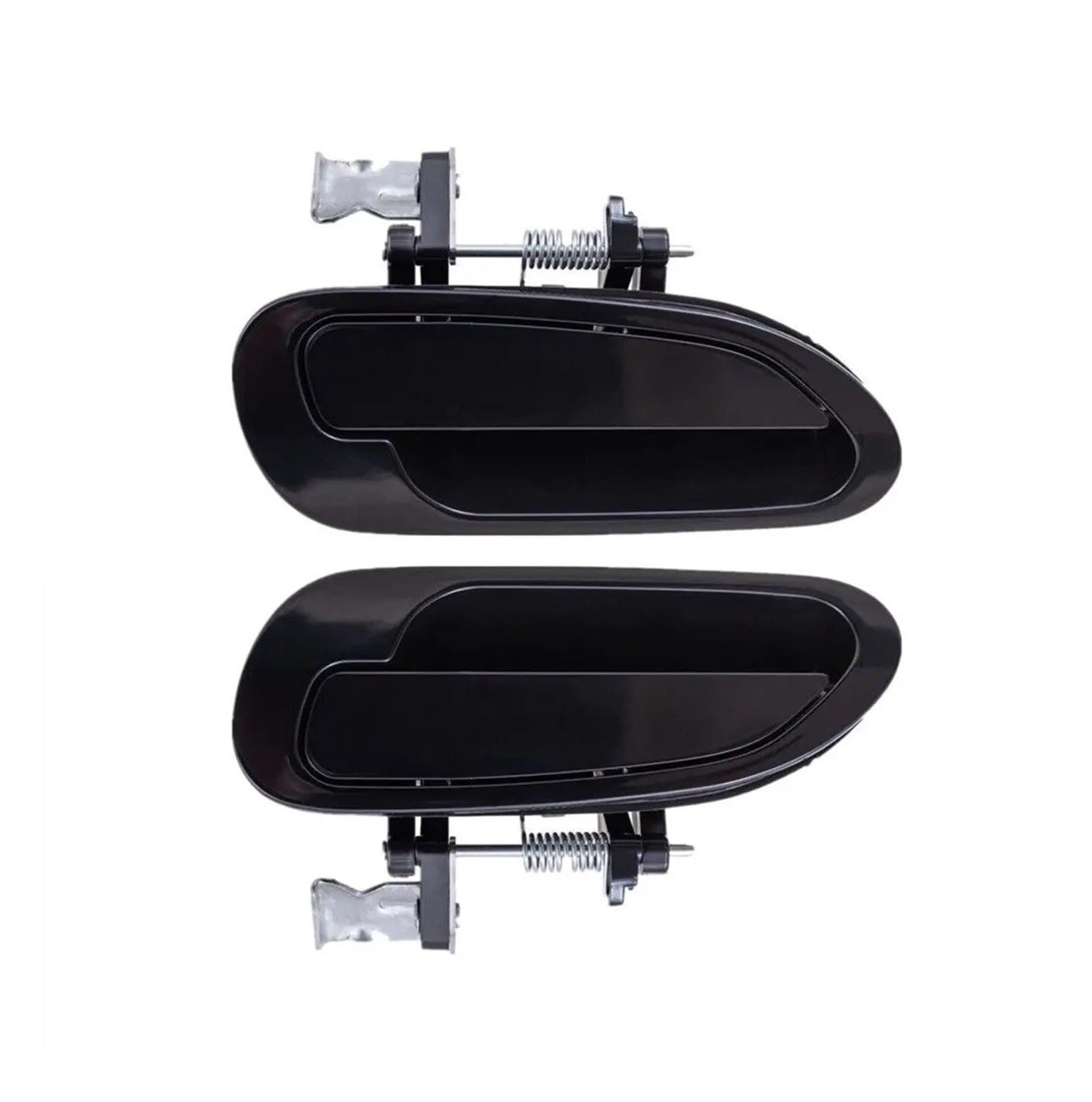 Hljnlvbn Black 1Pc Door Handle Exterior Car Door Handle Outer Rear Left Or Right Black Smooth For Accord For Sedan 1994-1997(Rear Left)