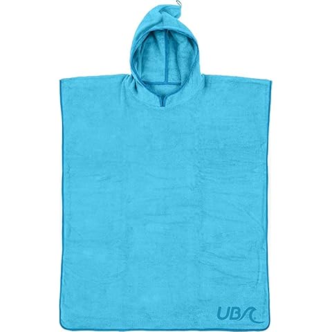 Junior Cotton Poncho Towel (3-5 years) Blue Cover