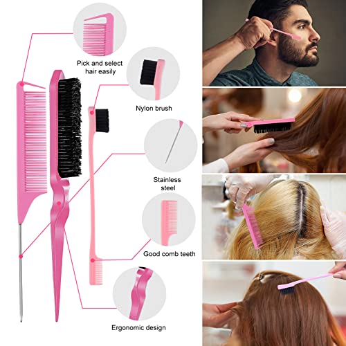 2Pcs The Easiest Rubber Band Cutter for Hair Ties, 1000Pcs Mini Hair Bands, 9Pcs Topsy Tail Hair Tools Set for Girls Women, Total 1011Pcs Hair Styling Accessories