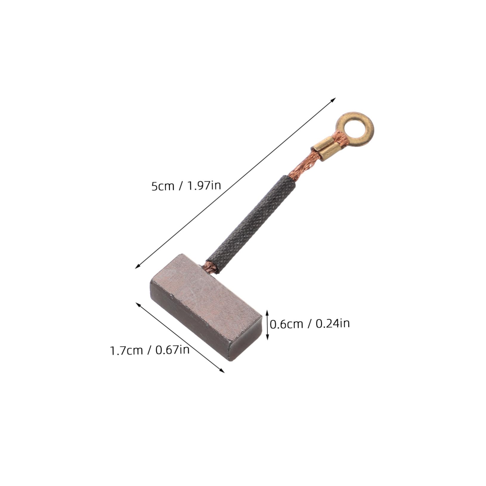 ARTIBETTER 10pcs Motor Carbon Brush Set for Electric Pump Universal Replacement Parts for Water Pump Motor Brush