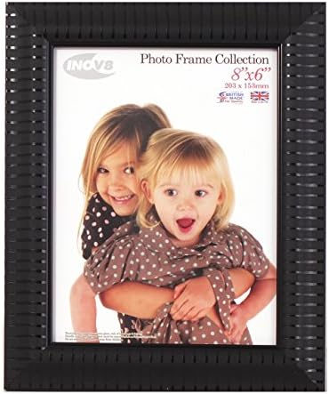 Inov8 Framing Photo Frame, Ripple Silver, 10x8 inch