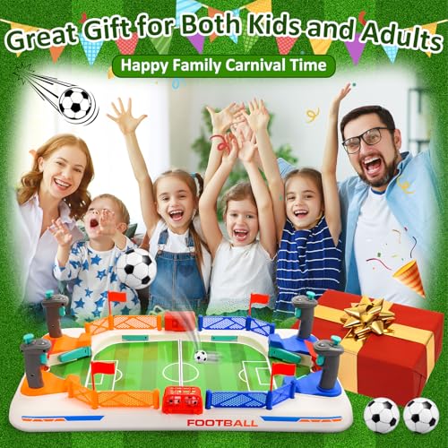 Dromlag Mini Futbolines para Niños Adultos, Juguetes Niños 4-11 Años Juegos de Mesa Niños 3-10 Años Regalos Futbol para Niños 5-12 Años Regalos Navidad Cumpleaños Niños - imagen 6