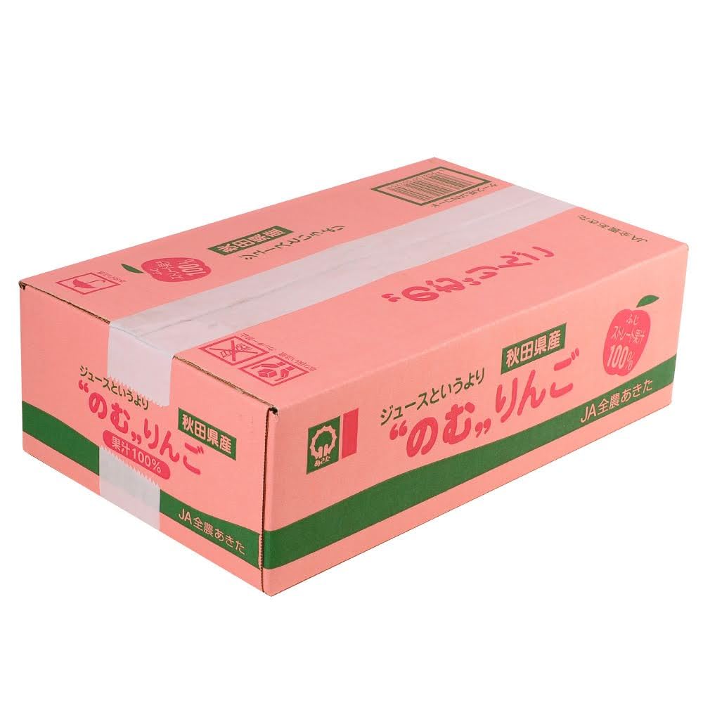 丸和商店 ＜JA全農秋田＞ のむりんご りんごジュース 180g×20パック