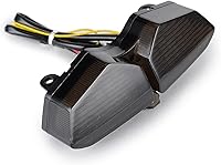 Vista 1 de MZS Motorcycle Tail Light Turn Signal LED Integrated Blinker Smoke Compatible with YZF R6 YZF-R6 2003-2005 / R6S 2006-2009