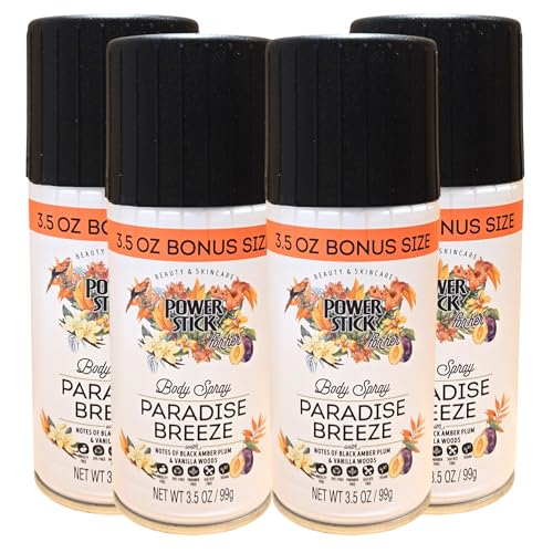 Paradise Breeze With Notes Of Black Amber Plum & Vanilla Woods, 3.5 Oz (4 Pk)