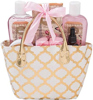 Draizee Spa Luxurious Home Relaxation Lovely Fragrance Gift Bag for Woman (Cherry Blossom, 4 Pieces)