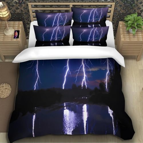 Housse de couette léopard 3D hypoallergénique en microfibre super douce à fermeture éclair - 5
