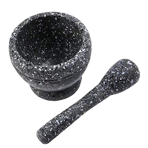 AMOYER 1pc Resin Mortar Pestle Tool Set Pestle and Mortar for Spices Nuts Coffee Mortar Practical Kitchen Herbs Spices Food Mortar Pestle,One Size