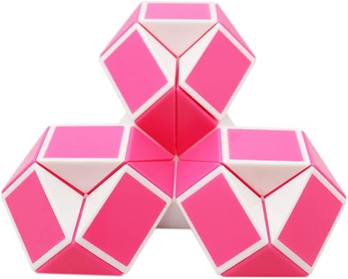 Miniatura 5 de Mipartebo Rompecabezas de cubo mágico de serpiente giratoria, 24 cuñas, tamaño grande, juguetes de serpiente, regalo de fiesta, relleno de bolsas de