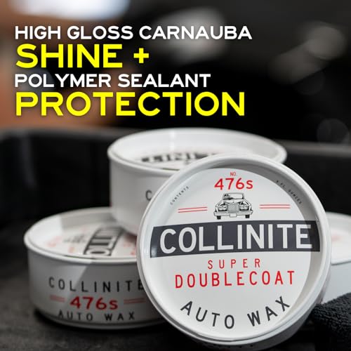 Collinite Nº 476s Super DoubleCoat Paste Wax, 9 Fl Oz - 1 pacote
