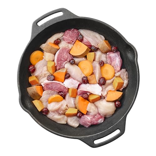 Dogs’n Tiger Adult Hundefutter, Gaudi, Hundenassfutter mit Huhn, Truthahn, Cranberries und Süßkartoffel - ohne Getreide, Zuckerzusatz, künstliche Konservierungsstoffe, 6X 400g