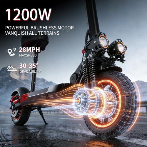 1200W Folding Scooter with Seat