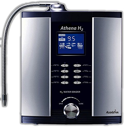 AlkaViva Athena H2 Water Ionizer - 7-Plate, 13-Stage Dual Filter Self-Cleaning