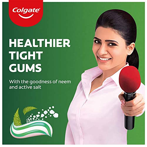 Image of Colgate Active Salt Neem Anticavity Toothpaste - 200g + Colgate Active Salt Anticavity Toothpaste - 200g + Colgate Active Salt Lemon Toothpaste, 200g