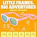 BABY SUNNIES Polarized Baby Sunglasses with Strap - Unbreakable Flexible Infant Sunglasses for Toddlers & Newborns 0-24 Months - Pink - Baby Beach Essentials - Infant Travel Essentials