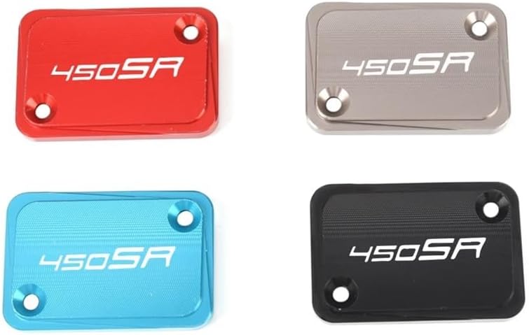 Guard Brake Fluid Reservoir for CF 450SR 450 SR 2022 2023 2024 Motorcycle Aluminum Front & Rear Brake Clutch Fluid Reservoir Cover Cap Protector