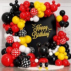 Black and Red Yellow White