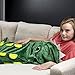 Cozy Crocodile Animal Tail Blanket for Kids Soft and Comfortable Kids Sleeping Bag Sleep Sacks Blankets for Movie Night, Sleepovers, Camping and More - Fits Boys and Girls Ages 3-13 Years