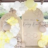 VANGNING Baby Bee Gender Reveal Decal - What Will Baby Bee? for Shower Theme, Balloon Arch Stickers, Boy or Girl Sign