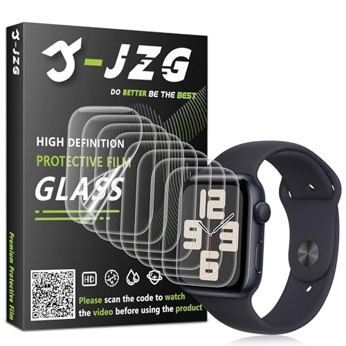 VASG �\�t�g�t�B���� 8���p�b�N Apple Watch SE 3/SE 2/SE 1 44mm�p ���h�~ �C�A�Ȃ� HD�N���A iWatch SE 3/SE 2/SE 44mm�p �t���L�V�u���X�N���[���v���e�N�^�[