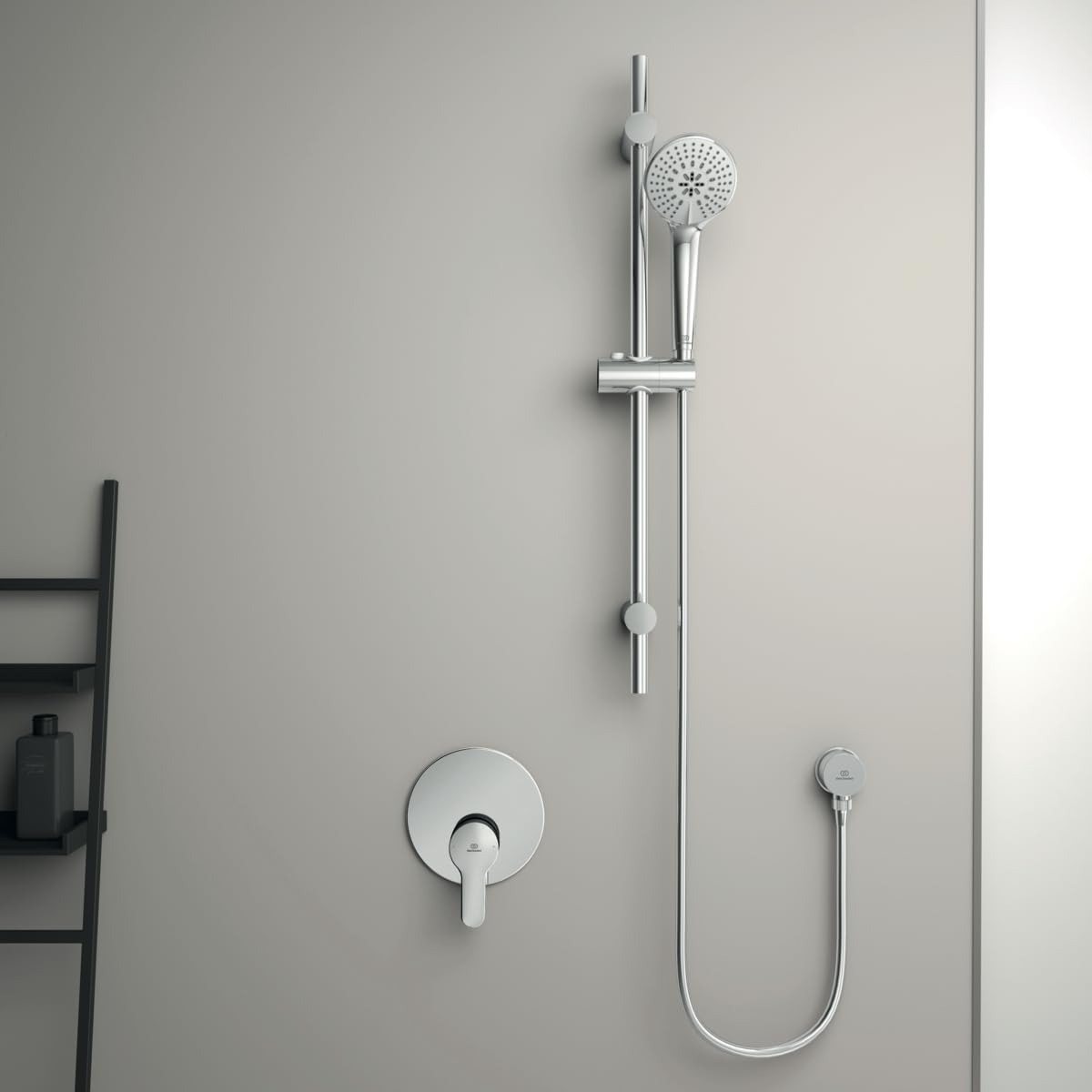 Ideal Standard A7184AA Alpha Miscelatore incasso doccia, completo, cromato