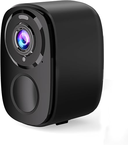 Cámaras de seguridad inalámbricas para exteriores y hogares, cámara de vigilancia WiFi alimentada por batería de 5 MP con foco, detección de