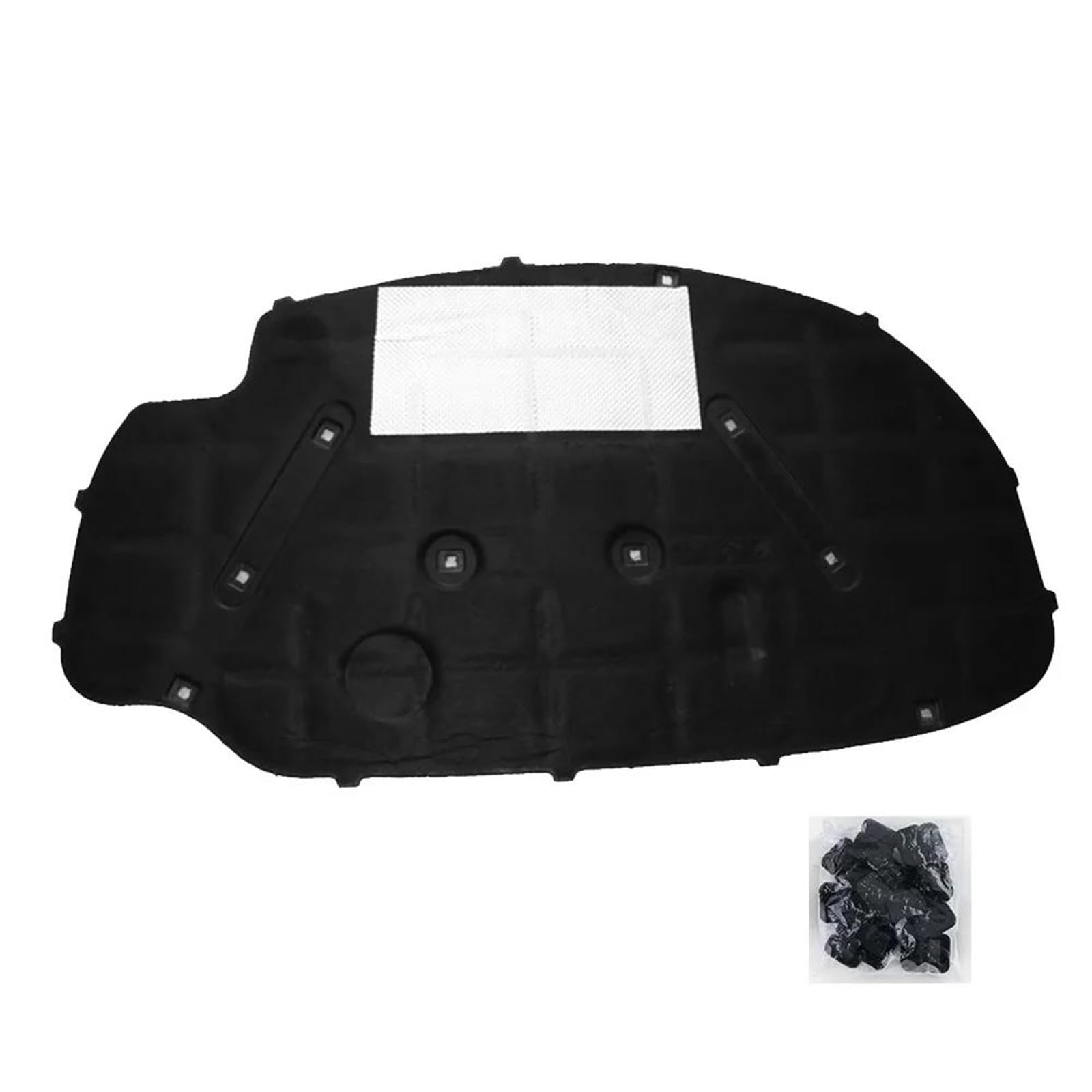 Yytemd One Color Front Hood Engine Sound Insulation Pad Soundproof Cover Thermal Heat Mat For Vw For Golf 5 For Jetta 3 Heat Shield Mat