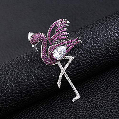 Floral Shape Plated Brooches for Women (Style 1)