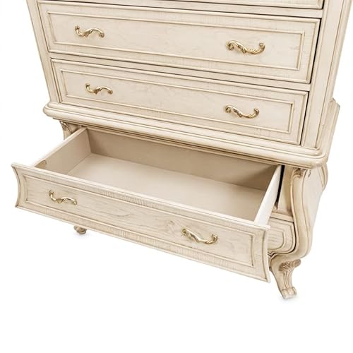 Michael Amini Platine De Royale 6-Drawer Wood Chest - Champagne #TOP6