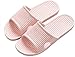 Frauen Und Männer Anti-Rutsch-Hausschuhe Innengebrauch Im Freien Bad Sandale Soft Foam Sole Pool Schuhe Haus Heim Rutsche(Rosa,40/41 EU)