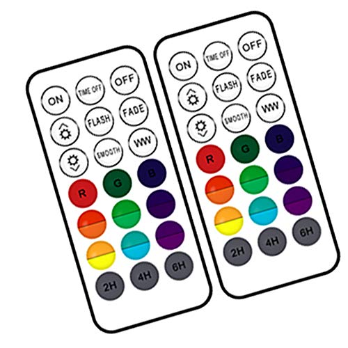 LOFTEK Submersible led Light Remote Control (RF) 2 pcs, 200FT Remote Range, not Include Underwater Waterproof Lights