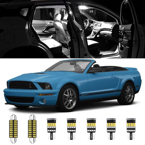 Kit Interior LED 10 piezas para Ford Mustang 1994-2009