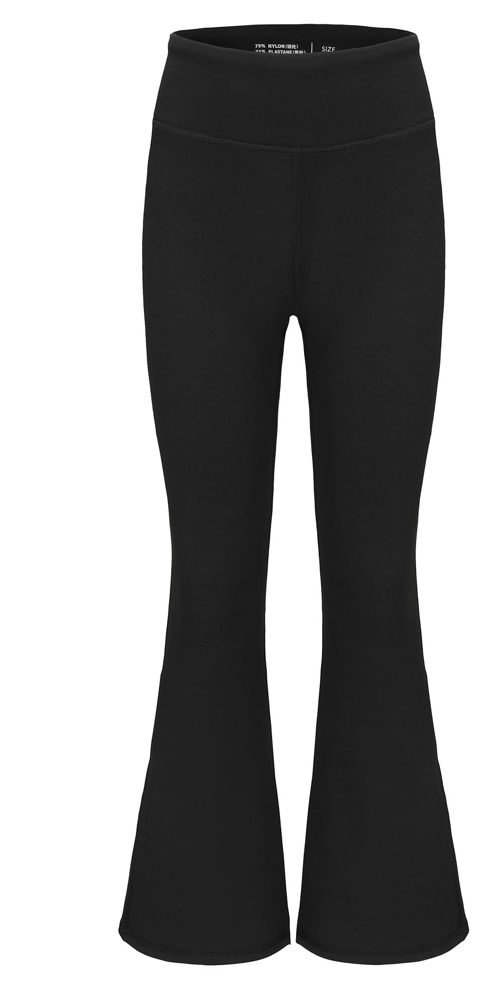 Panegy Ragazze Foderato in Pile Pantaloni Svasati Termico Caldo Leggings Stretchy Danza Yoga Bell Bottoms Imbottito Bootcut Collant Lunghezza Completa Pantaloni