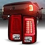 ACANII - For 2009-2018 Dodge Ram 1500 10-18 Ram 2500 3500 Truck Red LED Tube Tail Lights Brake Lamps V2 Left+Right